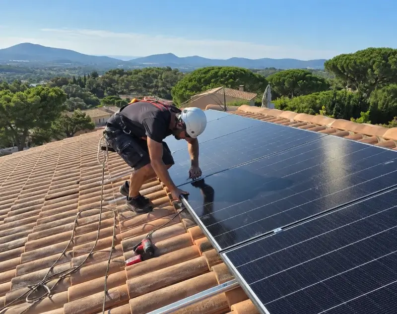 Installateur panneaux solaires Bagnols-en-Forêt — pose photovoltaïque sur toiture