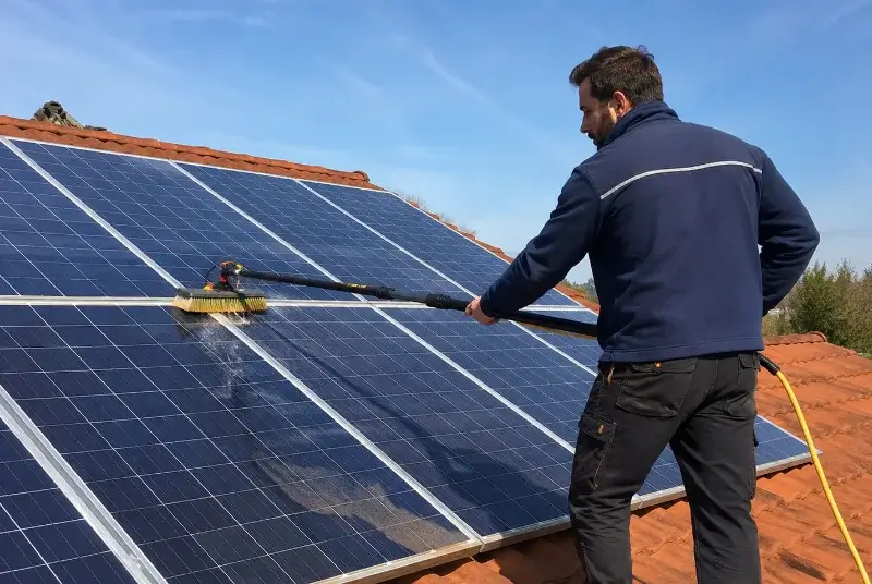 Nettoyage et entretien de panneaux solaires à Bagnols-en-Forêt