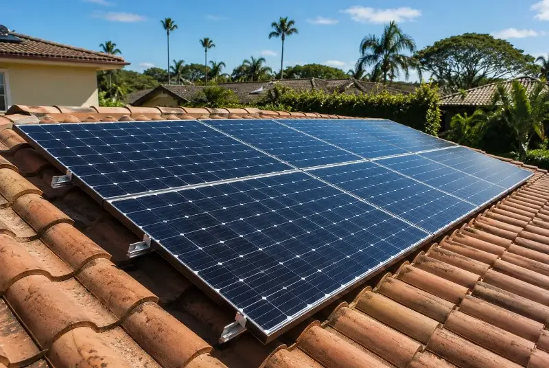 Installation de panneaux solaires à Bagnols-en-Forêt